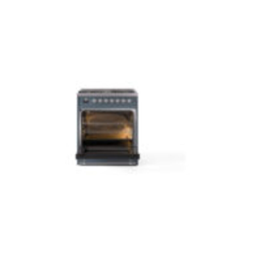 ILVE_UP30QNMPBGC_Nostalgie_II_30"_Dual_Fuel_Range_oven_door_opened
