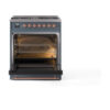 ILVE_UP30QNMPBGPLP_Nostalgie_II_30"_Dual_Fuel_Range_oven_door_opened