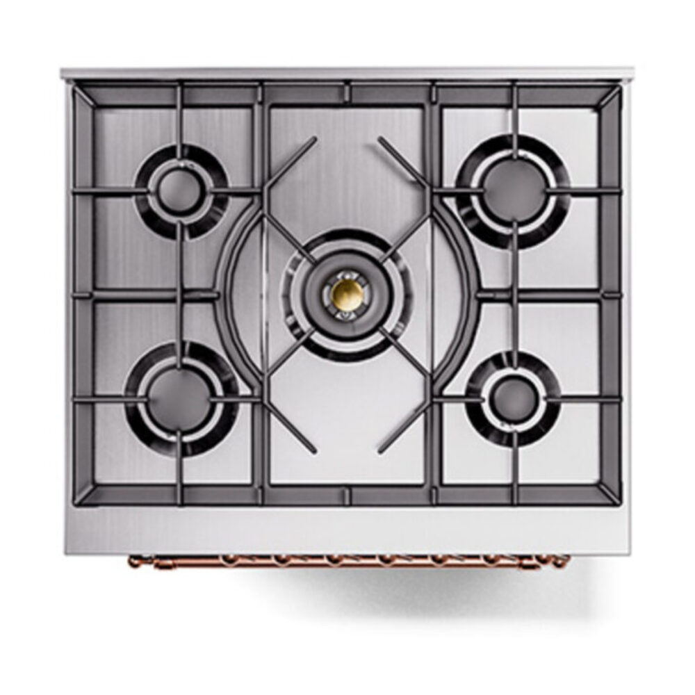 ILVE_UP30QNMPBGPLP_Nostalgie_II_30"_Dual_Fuel_Range_top_view