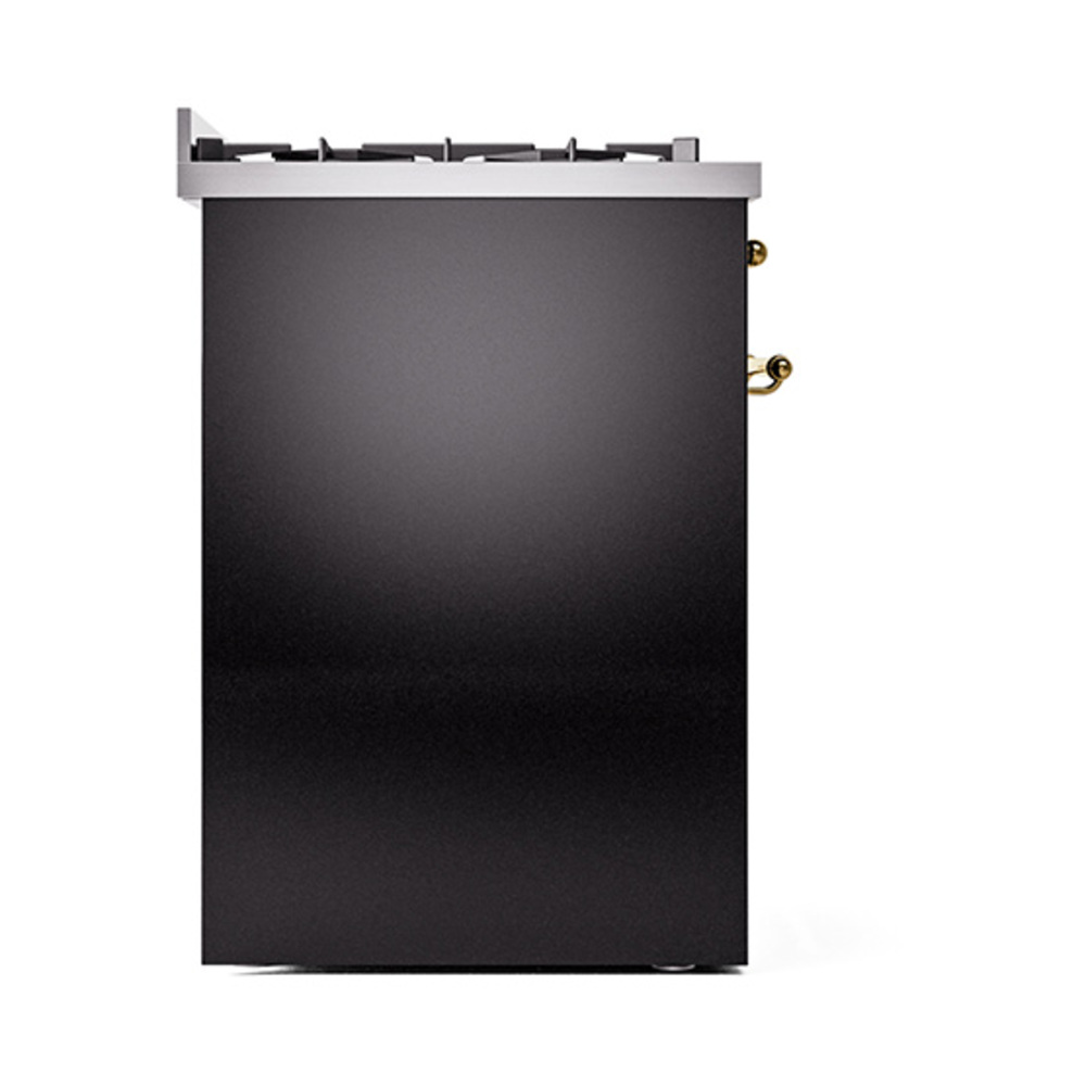 ILVE_UP30QNMPBKGLP_Nostalgie_II_30"_Dual_Fuel_Range_left_side