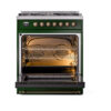 ILVE_UP30QNMPEGC_Nostalgie_II_30"_Dual_Fuel_Range_oven_door_opened