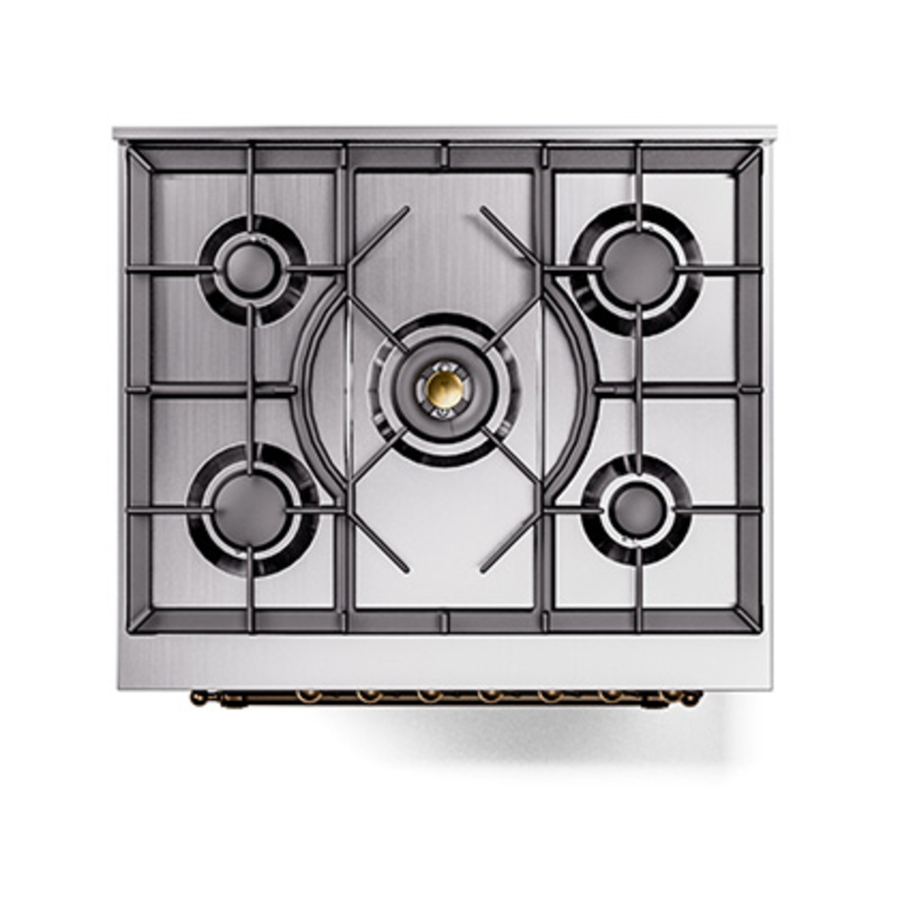 ILVE_UP30QNMPEGC_Nostalgie_II_30"_Dual_Fuel_Range_top_view