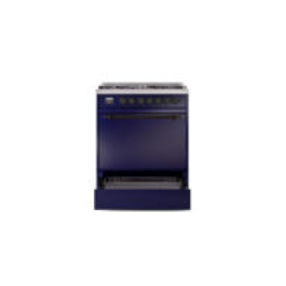 ILVE UP30NMP Nostalgie II 30 inch Dual Fuel Range with 5 Burners with 4 cu. ft. Oven Capacity