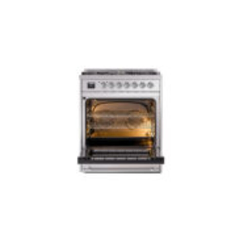 ILVE_UP30QNMPSSC_Nostalgie_II_30"_Dual_Fuel_Range_oven_door_opened