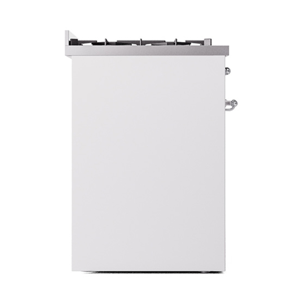 ILVE_UP30QNMPWHCLP_Nostalgie_II_30"_Dual_Fuel_Range_left_side