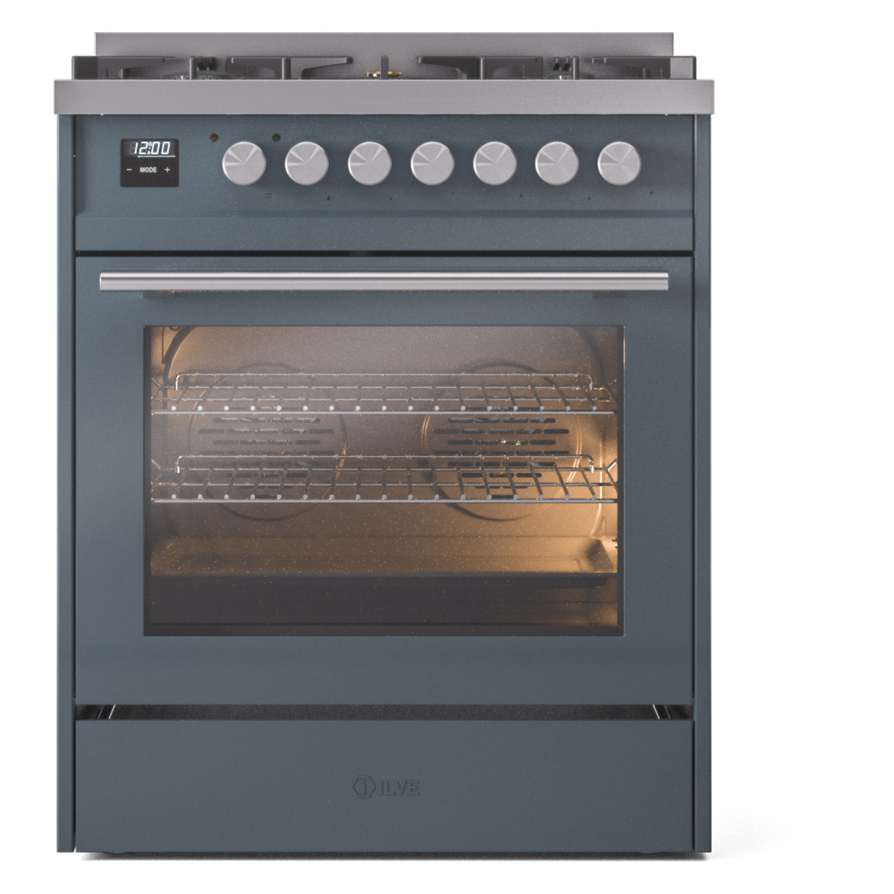 ILVE UP30WMPBGLP Professional Plus II 30" Dual Fuel Range, front view