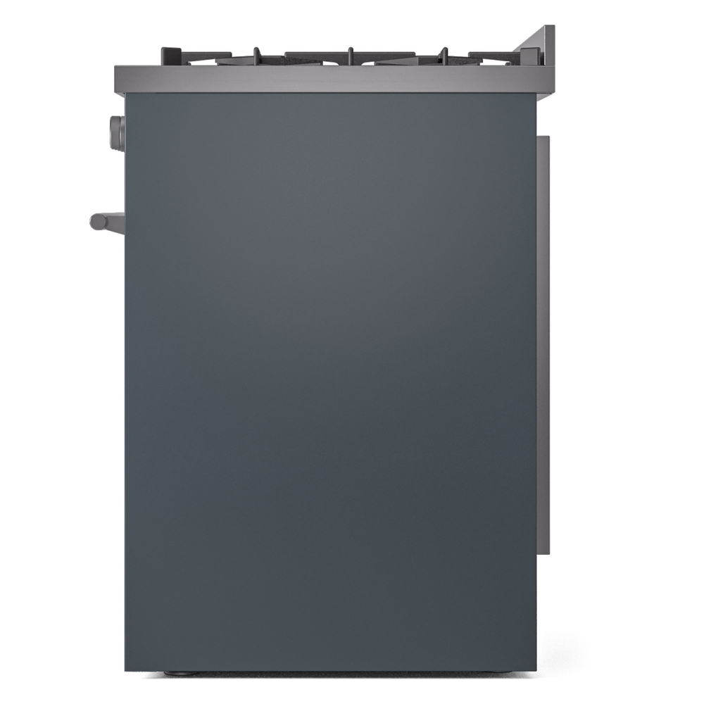 ILVE UP30WMPBGLP Professional Plus II 30" Dual Fuel Range, right side view