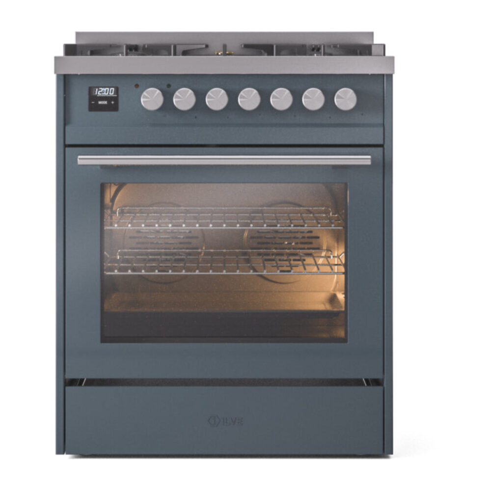 ILVE UP30WMPBG Professional Plus II 30" Dual Fuel Range, front view
