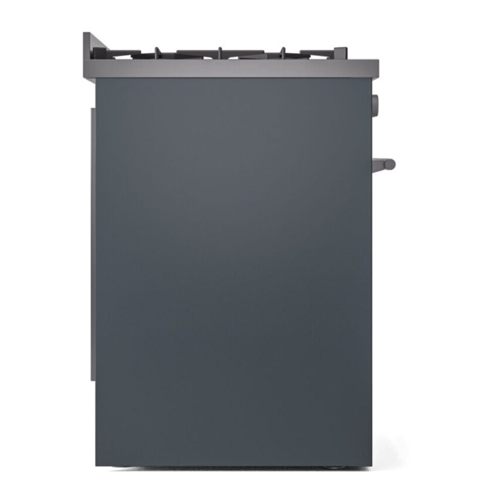 ILVE UP30WMPBG Professional Plus II 30" Dual Fuel Range, left side view