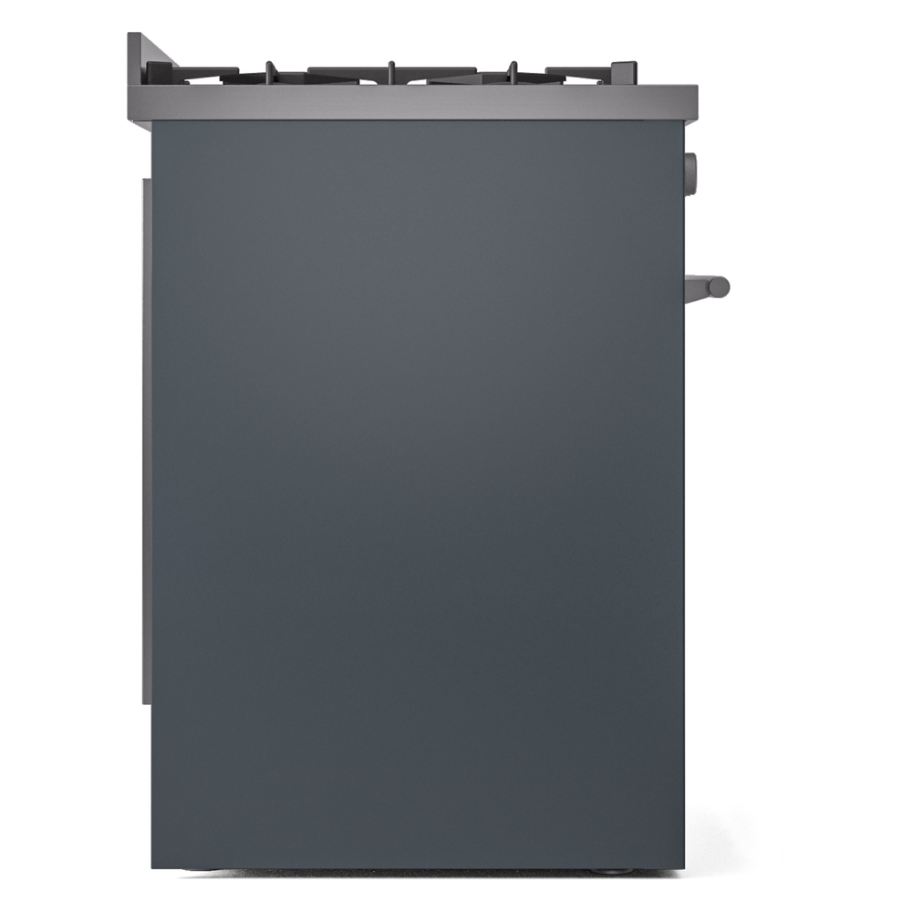 ILVE UP30WMPBG Professional Plus II 30" Dual Fuel Range, left side view