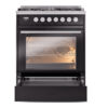 ILVE UP30WMPBKLP Professional Plus II 30" Dual Fuel Range, drawer opened
