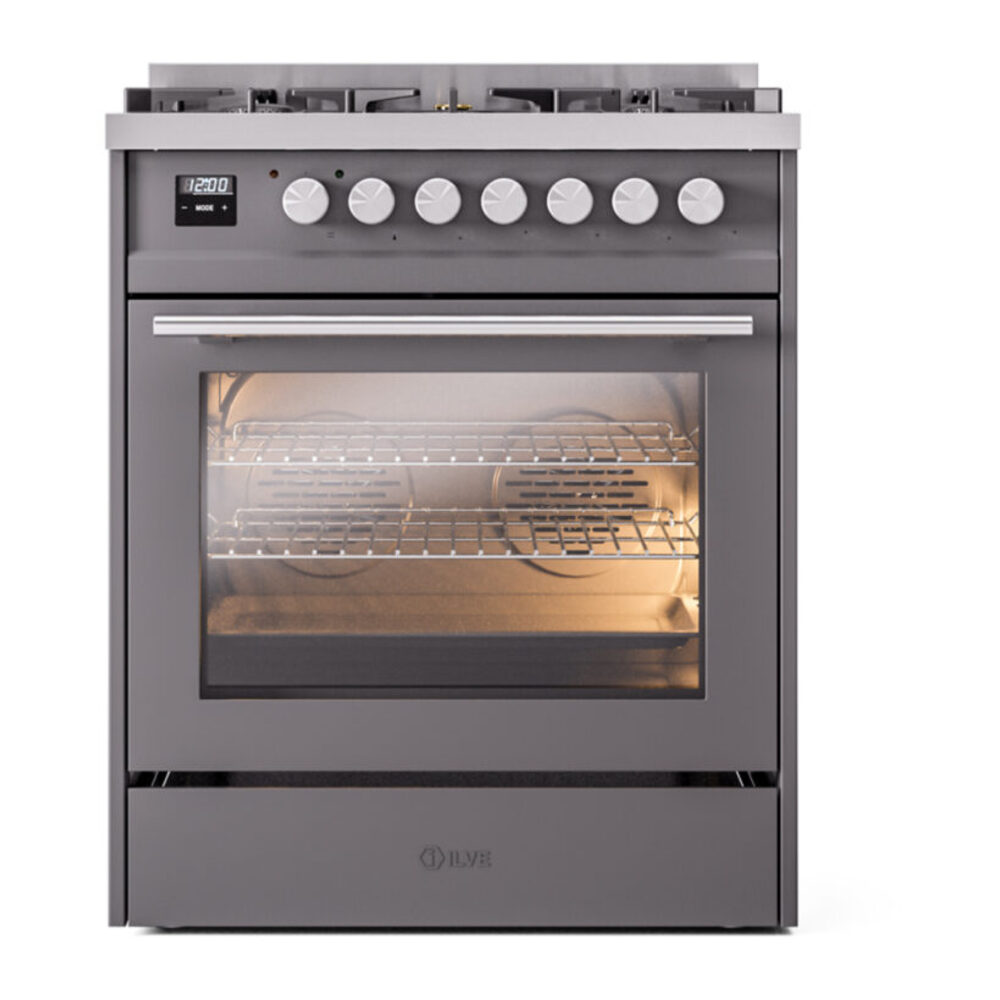 ILVE UP30WMPMGLP Professional Plus II 30" Dual Fuel Range, front view