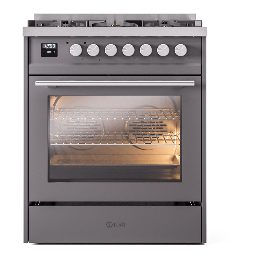 ILVE UP30WMPMGLP Professional Plus II 30" Dual Fuel Range, front view