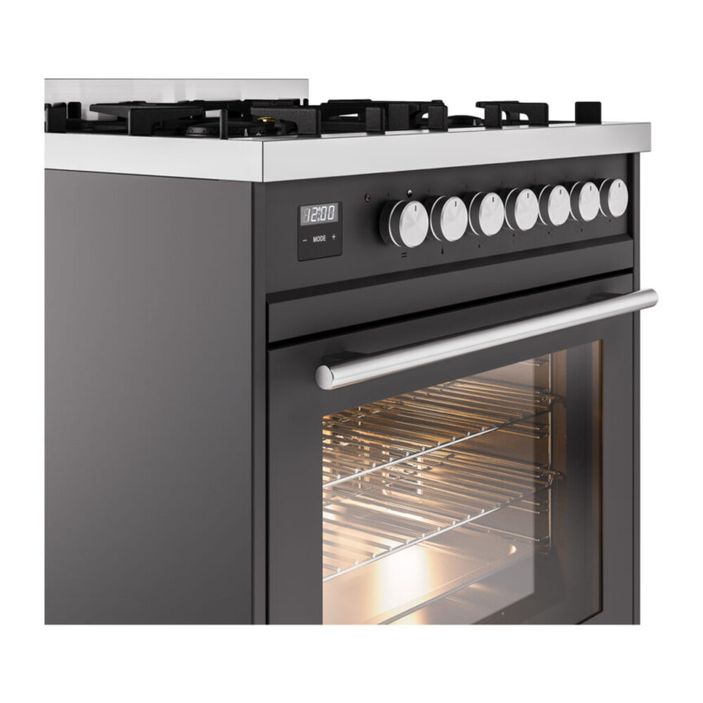 ILVE UP30WMPMGLP Professional Plus II 30" Dual Fuel Range, details