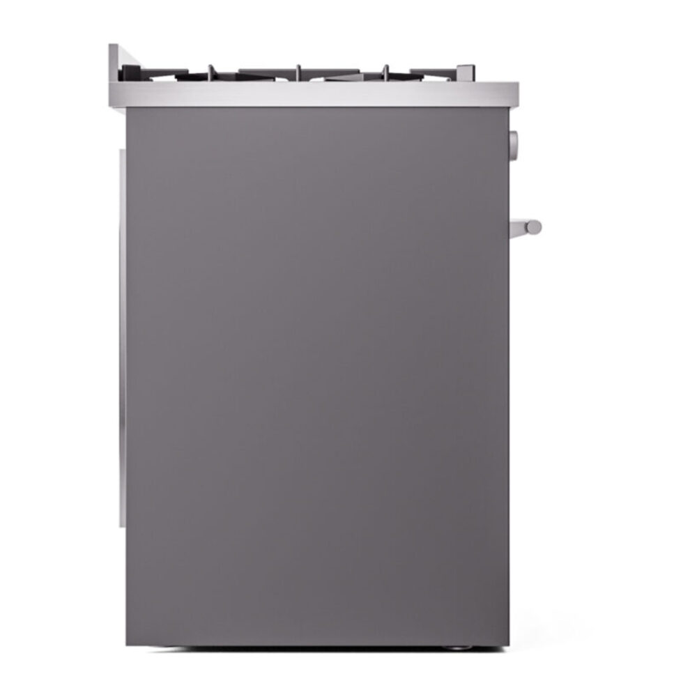 ILVE UP30WMPMGLP Professional Plus II 30" Dual Fuel Range, left side view