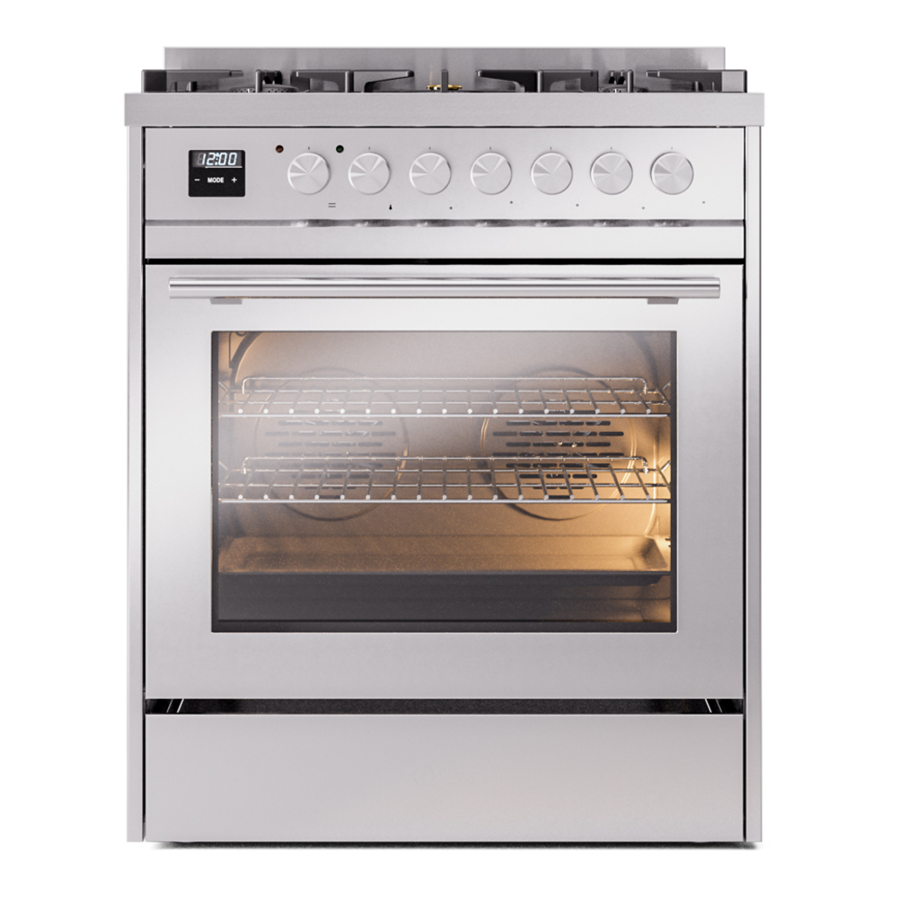 ILVE UP30WMPSSLP Professional Plus II 30" Dual Fuel Range, front view