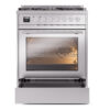 ILVE UP30WMPSSLP Professional Plus II 30" Dual Fuel Range, drawer opened