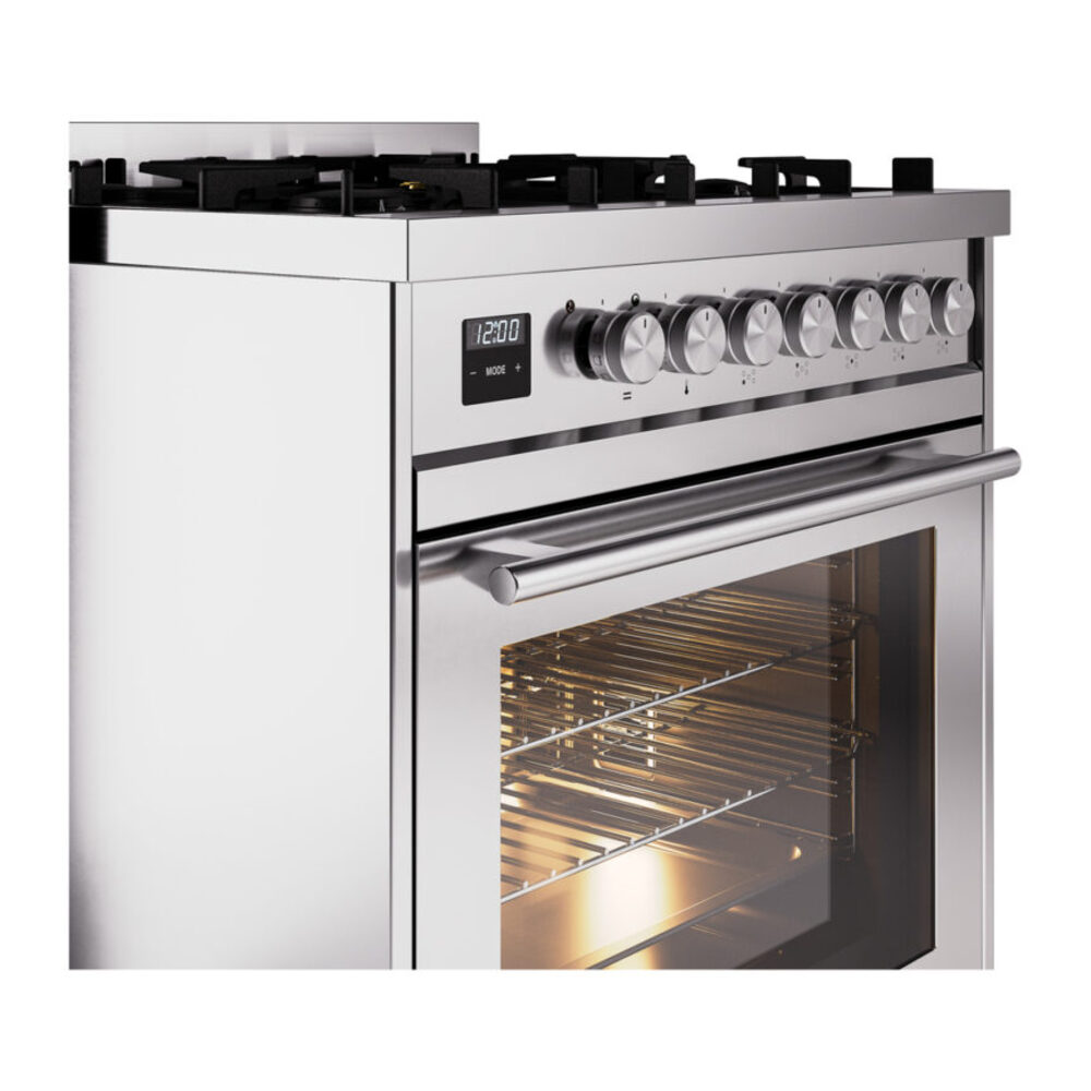 ILVE UP30WMPSSLP Professional Plus II 30" Dual Fuel Range, details