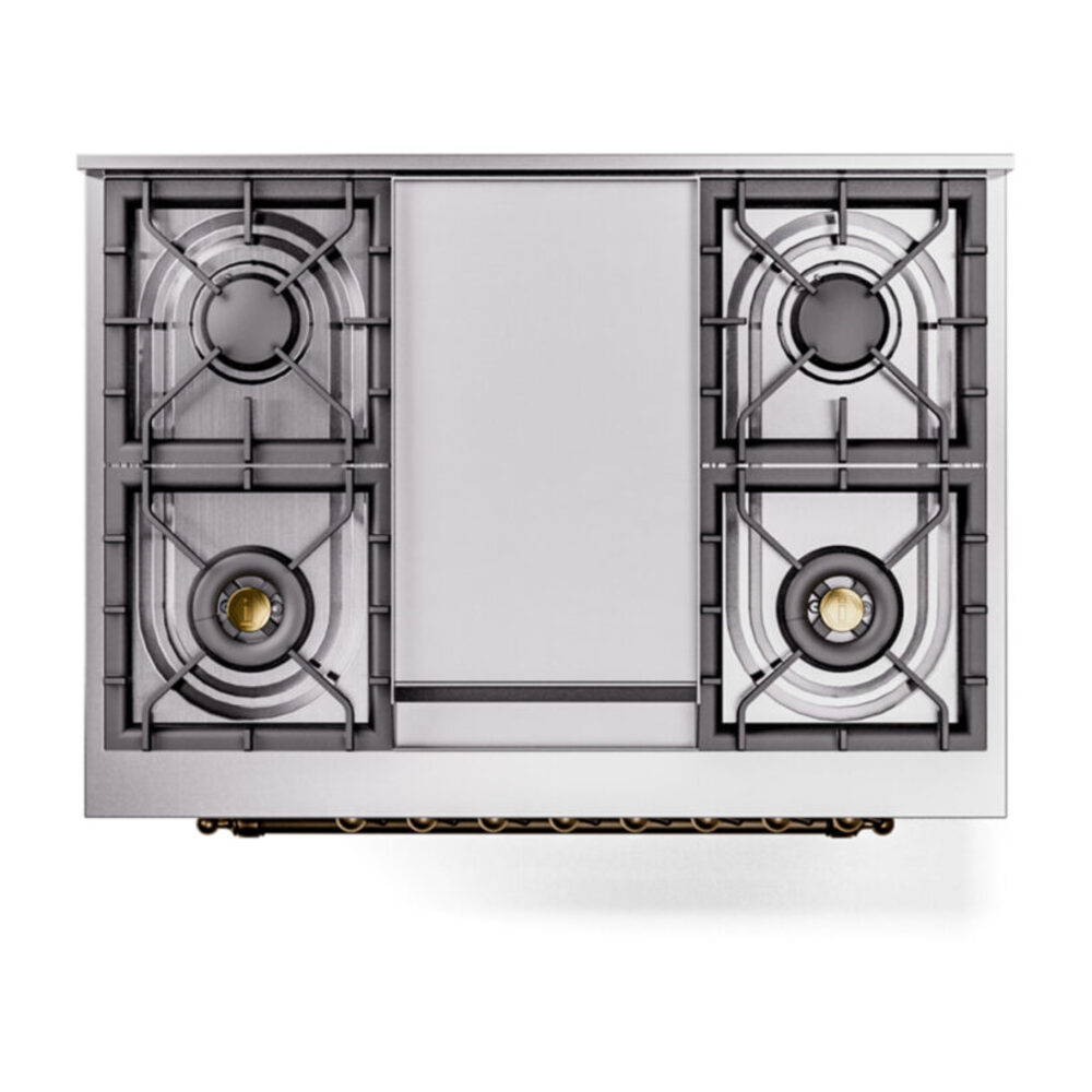 ILVE Nostalgie II 36" UP36FNMPAWBLP Dual Fuel Range top view