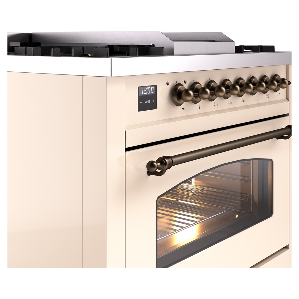 ILVE Nostalgie II 36" UP36FNMPAWB Dual Fuel Range details
