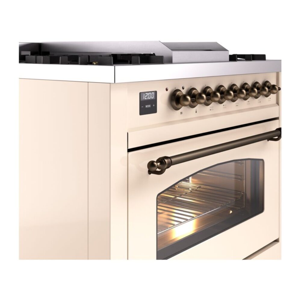 ILVE Nostalgie II 36" UP36FNMPAWB Dual Fuel Range details