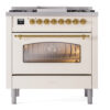 ILVE Nostalgie II 36" UP36FNMPAWGLP Dual Fuel Range front view