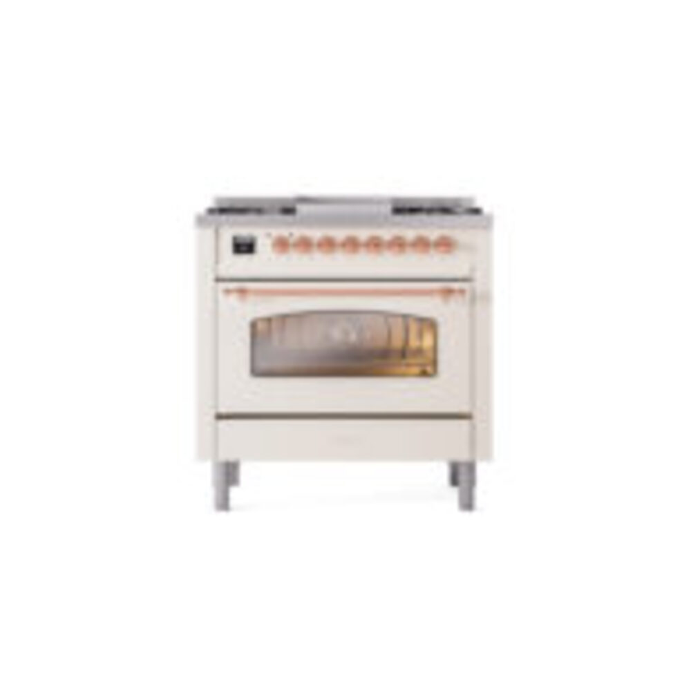 ILVE Nostalgie II 36" UP36FNMPAWPLP Dual Fuel Range front view