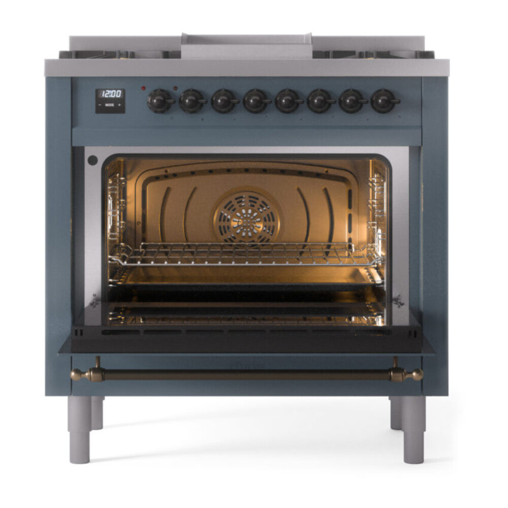 ILVE Nostalgie II 36" UP36FNMPBGBLP Dual Fuel Range