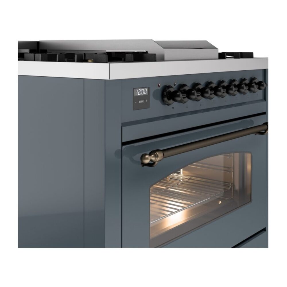 ILVE Nostalgie II 36" UP36FNMPBGBLP Dual Fuel Range details