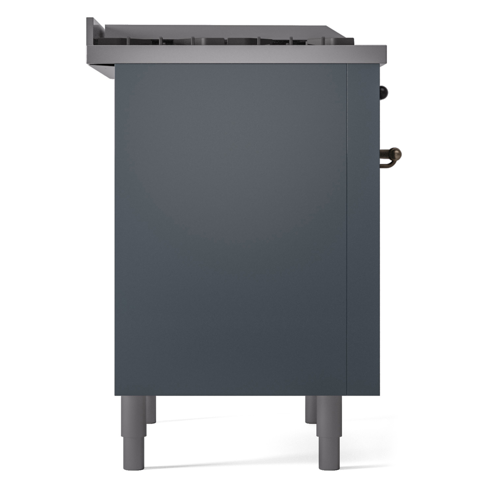 ILVE Nostalgie II 36" UP36FNMPBGBLP Dual Fuel Range left side