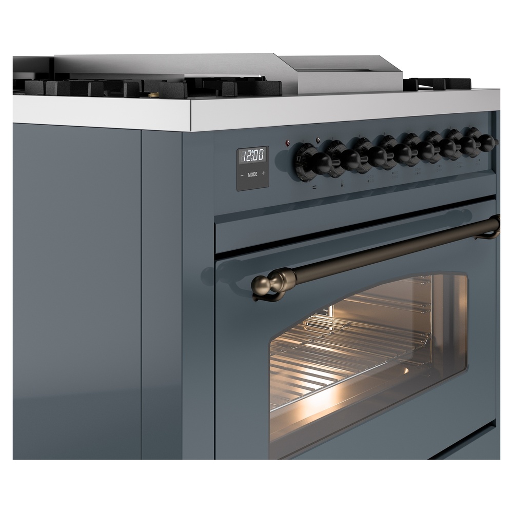 ILVE Nostalgie II 36" UP36FNMPBGB Dual Fuel Range details