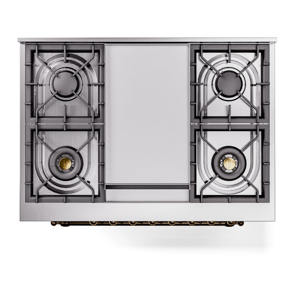 ILVE Nostalgie II 36" UP36FNMPBGB Dual Fuel Range top view