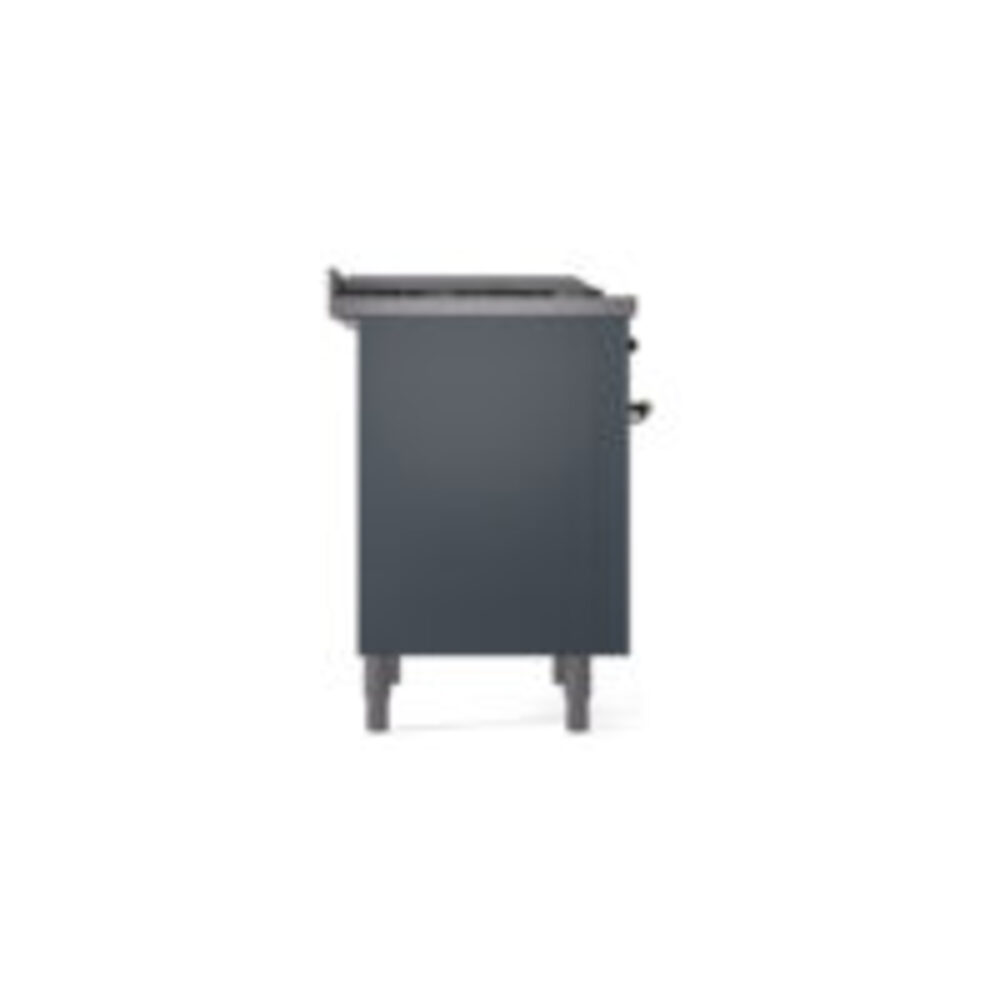 ILVE Nostalgie II 36" UP36FNMPBGB Dual Fuel Range left side
