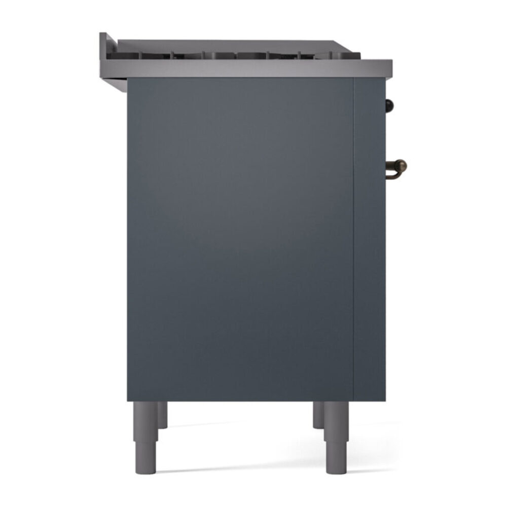 ILVE Nostalgie II 36" UP36FNMPBGB Dual Fuel Range left side