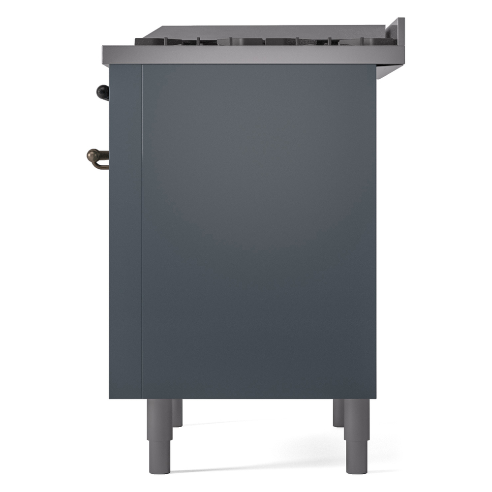 ILVE Nostalgie II 36" UP36FNMPBGB Dual Fuel Range right side