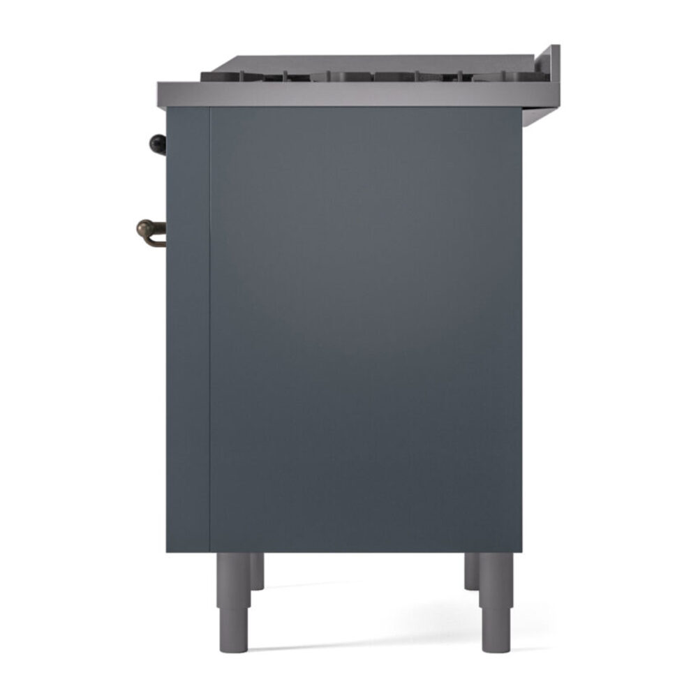 ILVE Nostalgie II 36" UP36FNMPBGB Dual Fuel Range right side