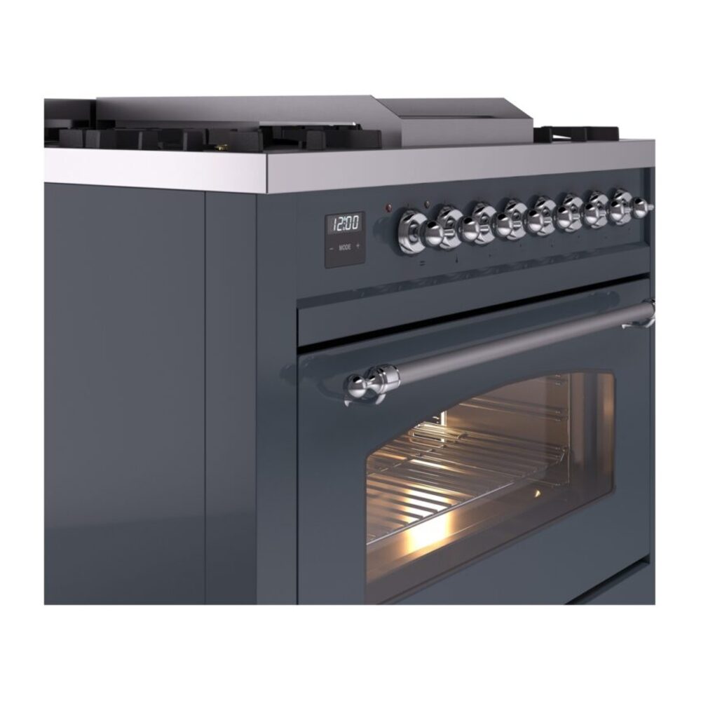 ILVE Nostalgie II 36" UP36FNMPBGC Dual Fuel Range details