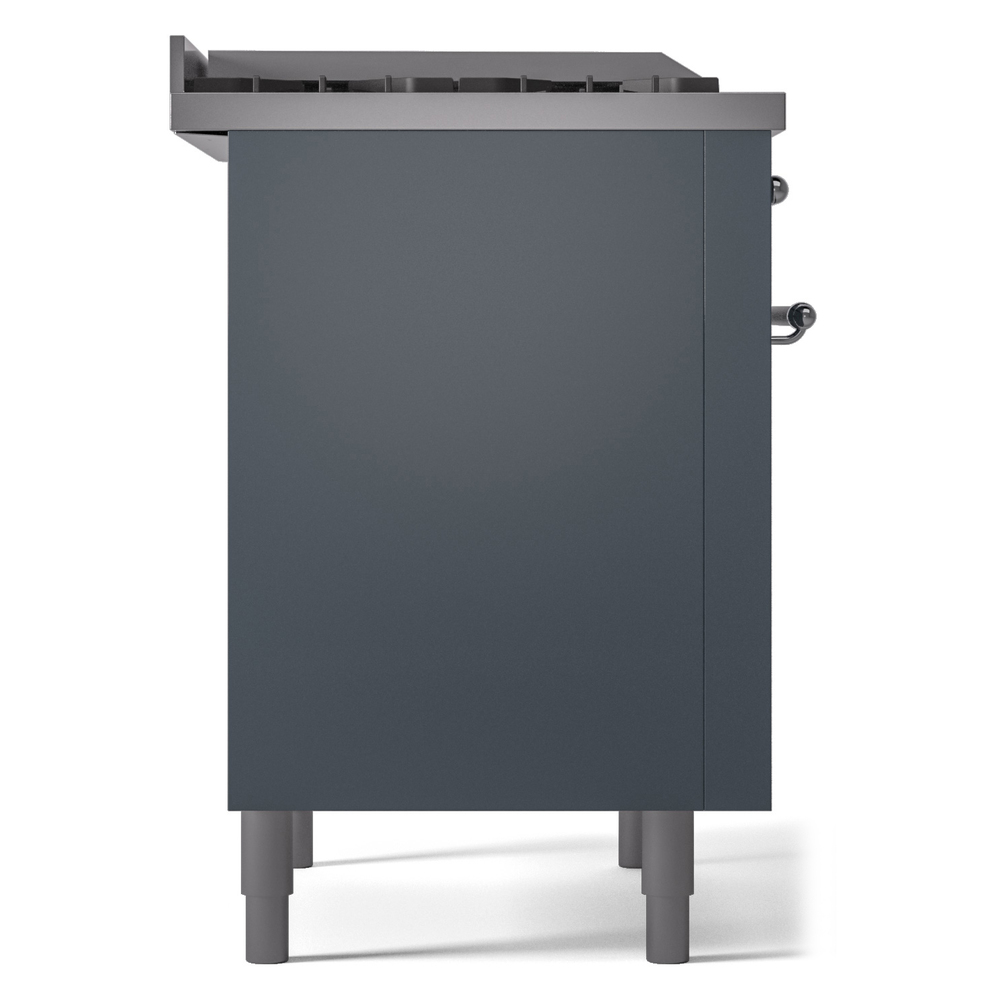 ILVE Nostalgie II 36" UP36FNMPBGC Dual Fuel Range left side