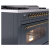 ILVE Nostalgie II 36" UP36FNMPBGG Dual Fuel Range details