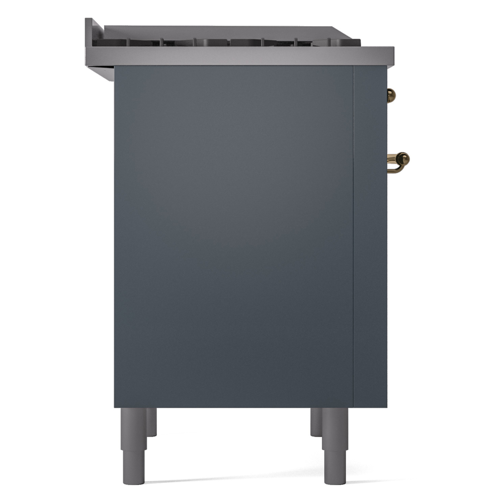 ILVE Nostalgie II 36" UP36FNMPBGG Dual Fuel Range left side