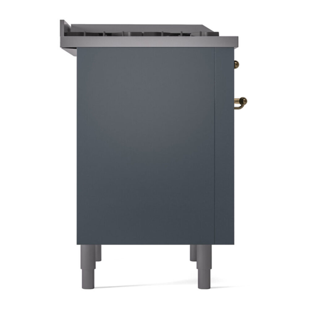 ILVE Nostalgie II 36" UP36FNMPBGG Dual Fuel Range left side