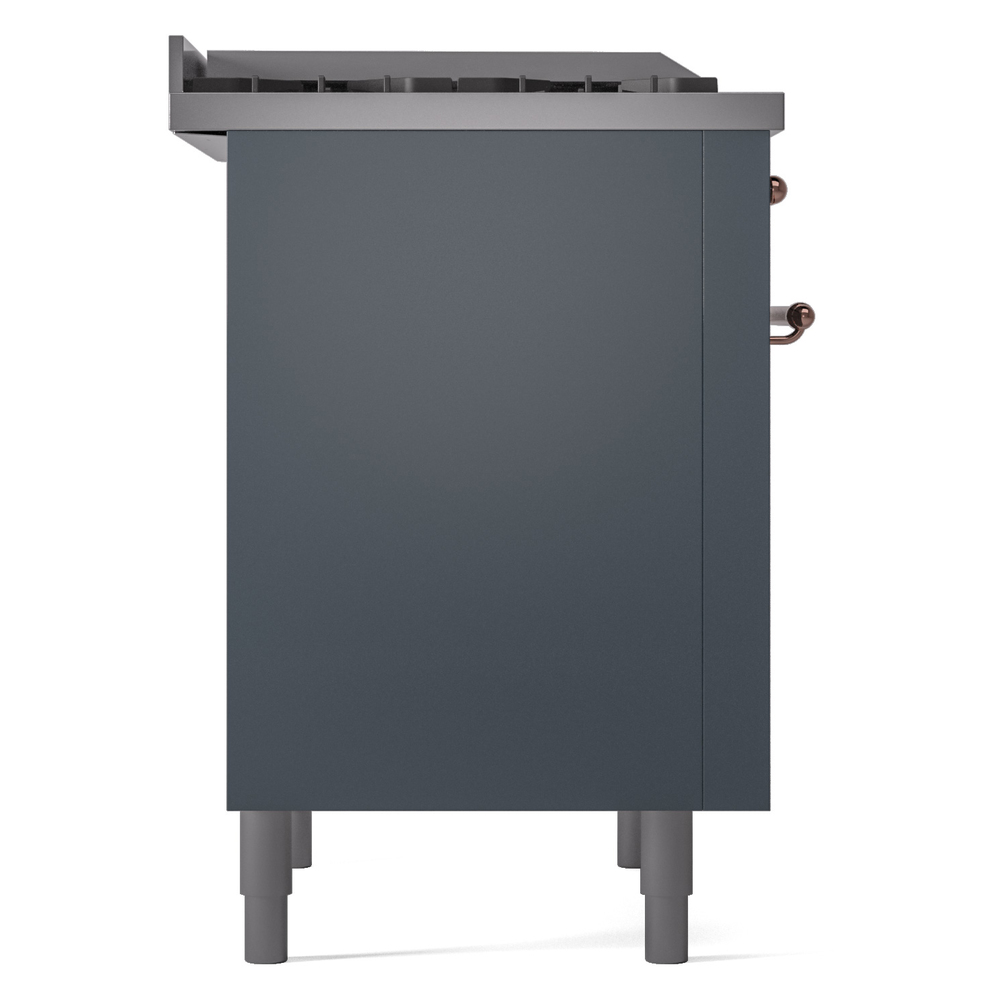 ILVE Nostalgie II 36" UP36FNMPBGPLP Dual Fuel Range left side