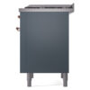 ILVE Nostalgie II 36" UP36FNMPBGPLP Dual Fuel Range right side
