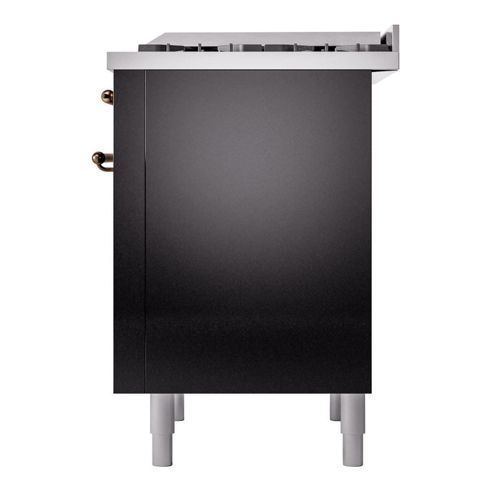 ILVE Nostalgie II 36" UP36FNMPBKBLP Dual Fuel Range right side