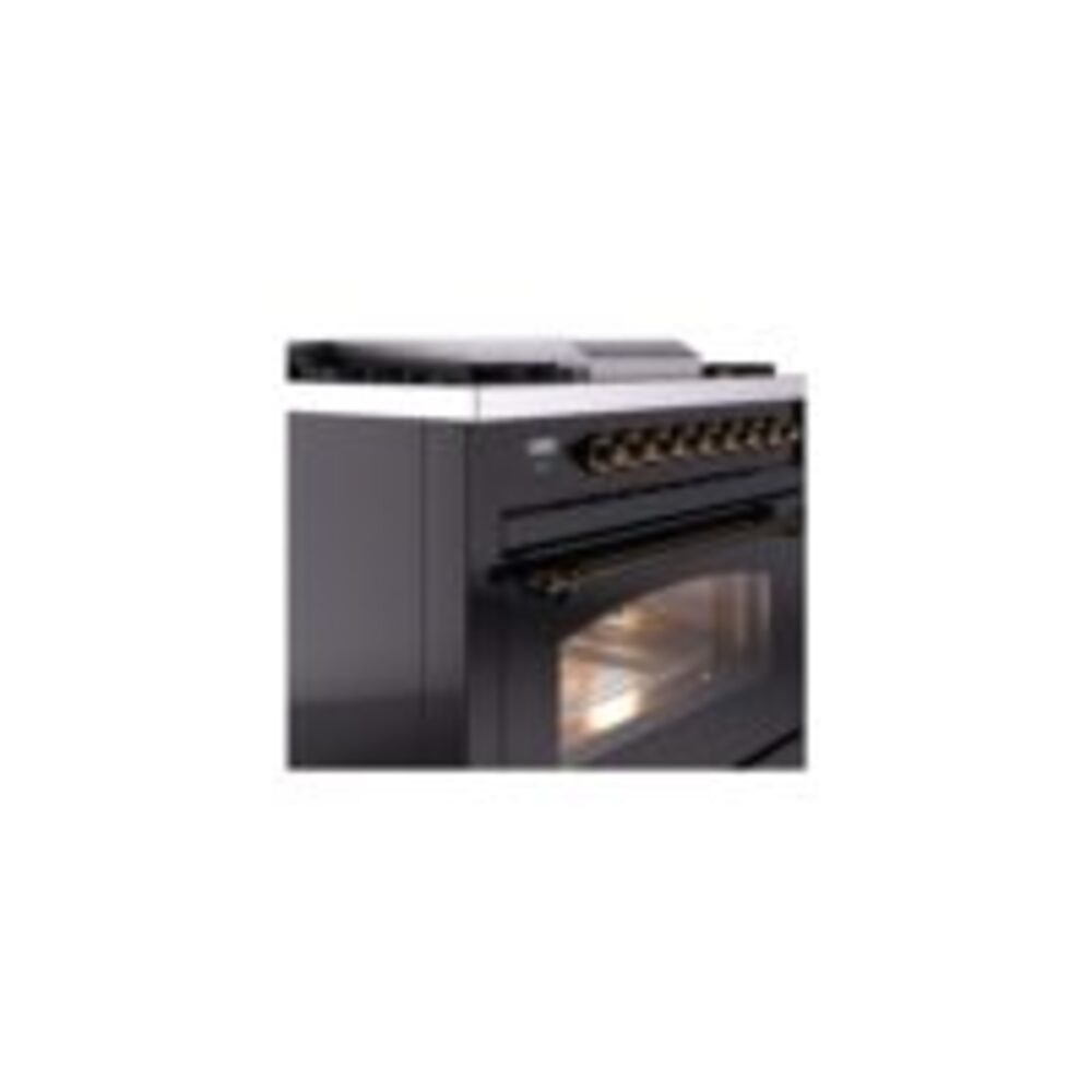 ILVE Nostalgie II 36" UP36FNMPBKB Dual Fuel Range details