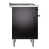 ILVE Nostalgie II 36" UP36FNMPBKB Dual Fuel Range left side