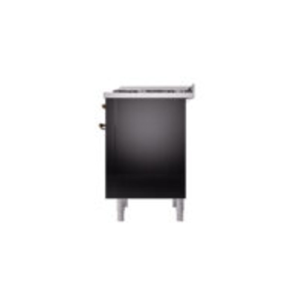 ILVE Nostalgie II 36" UP36FNMPBKB Dual Fuel Range right side