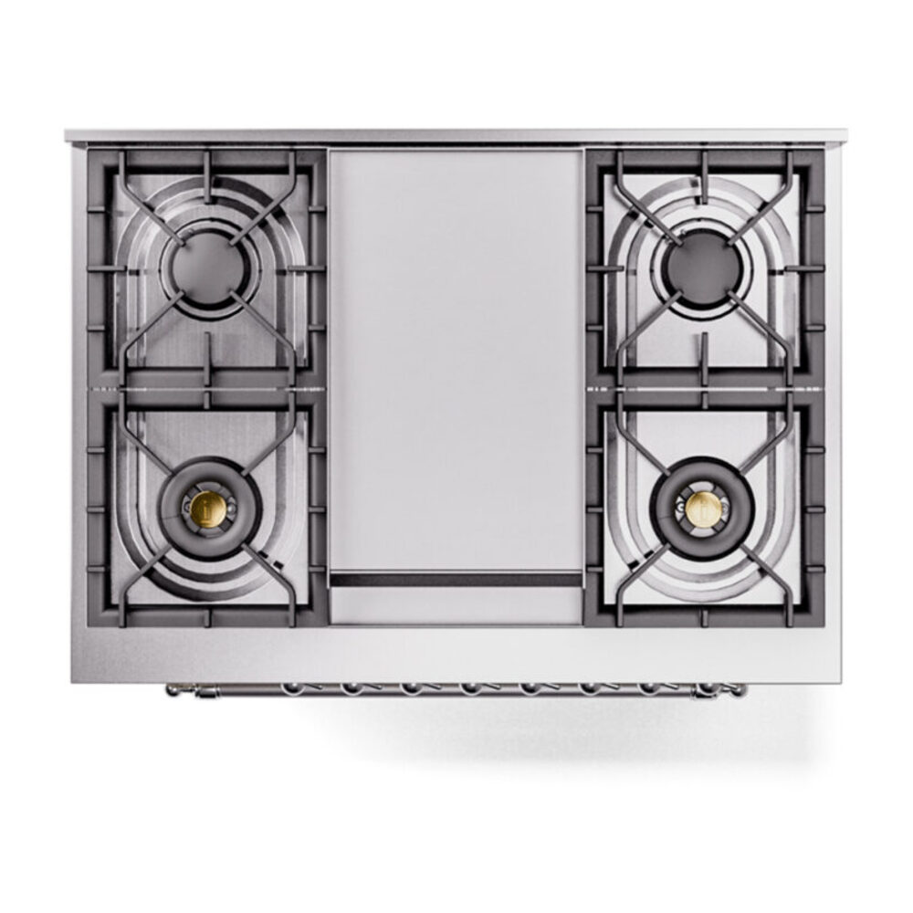 ILVE Nostalgie II 36" UP36FNMPBKC Dual Fuel Range top view