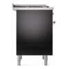 ILVE Nostalgie II 36" UP36FNMPBKC Dual Fuel Range left side