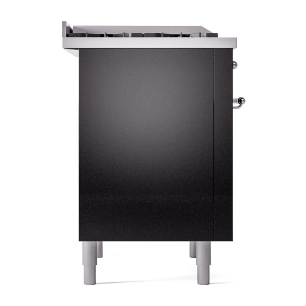 ILVE Nostalgie II 36" UP36FNMPBKC Dual Fuel Range left side